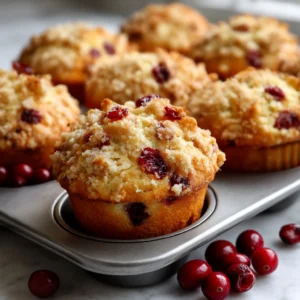 Cranberry Cream Cheese Muffins Recipe