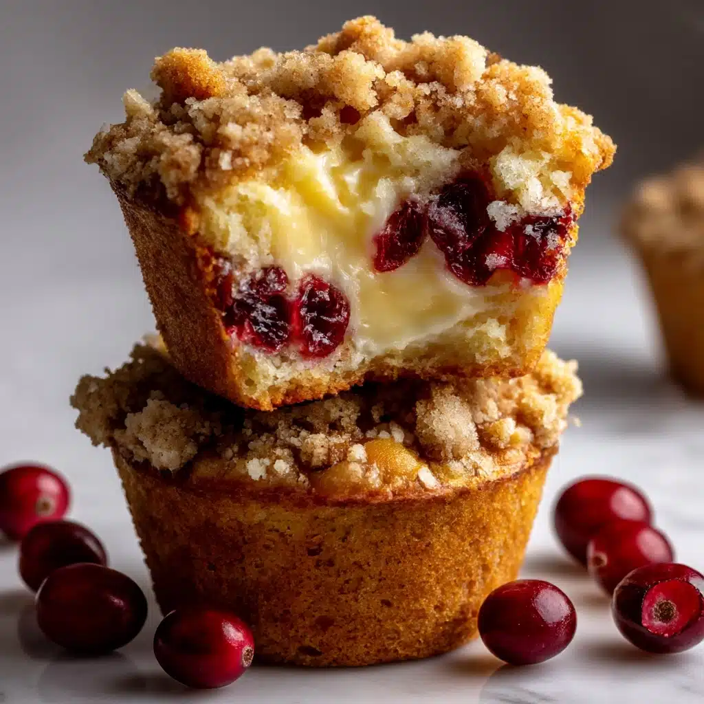 Cranberry Cream Cheese Muffins Recipe - Recipe Image