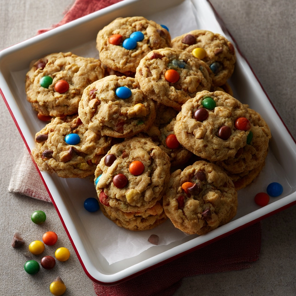 Soft Batch Monster Cookies Recipe - Recipe Image