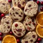 Cranberry Orange Shortbread Cookies Recipe