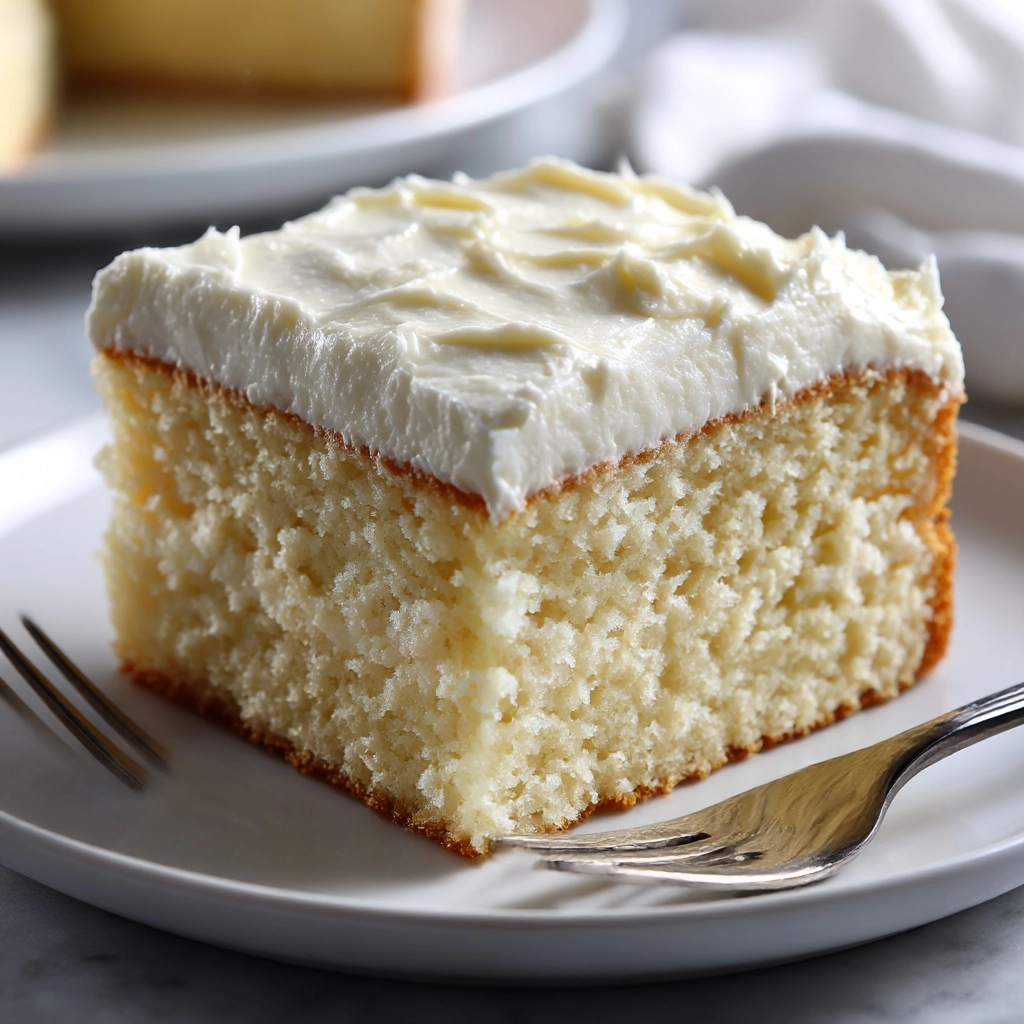 White Cake Recipe - Recipe Image