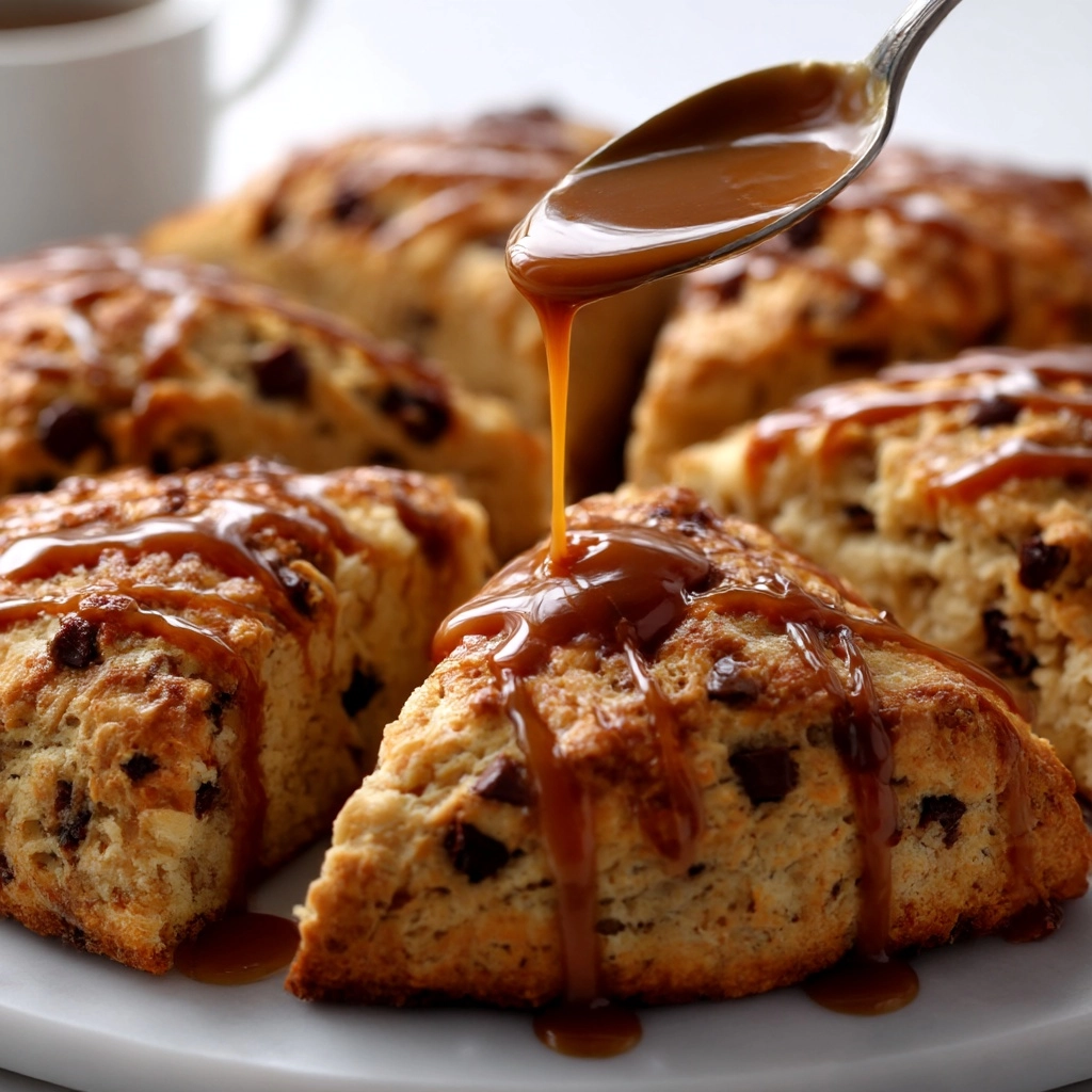 Peanut Butter Chocolate Chip Scones Recipe - Recipe Image