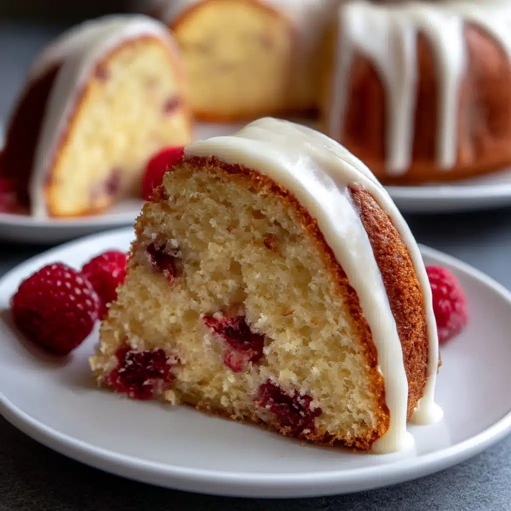 Raspberry Almond Pound Cake Recipe - Recipe Image