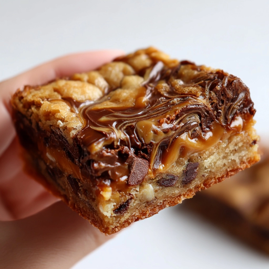 Peanut Butter Chocolate Chip Cookie Bars Recipe - Recipe Image