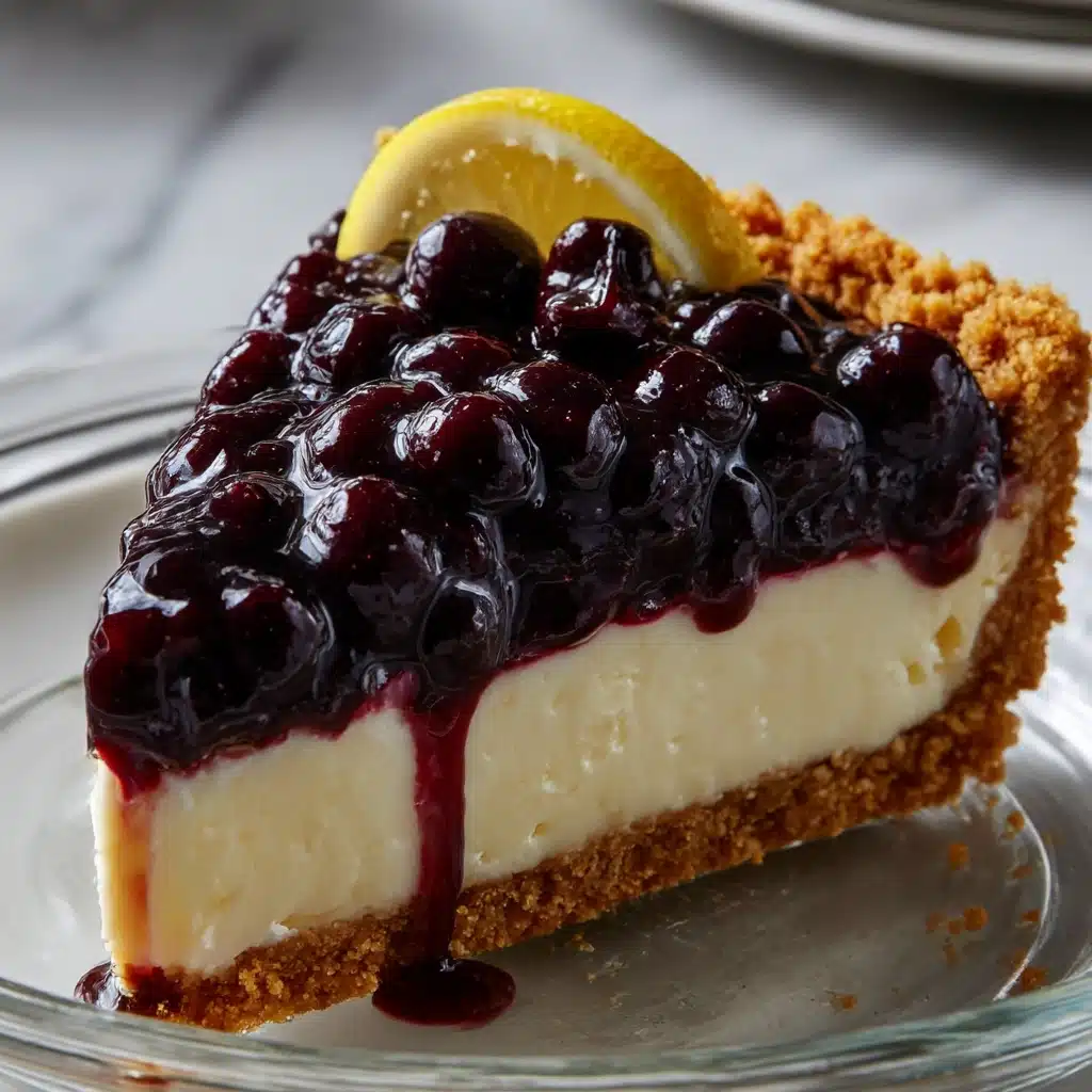 Blueberry Lemon Cream Pie Recipe - Recipe Image