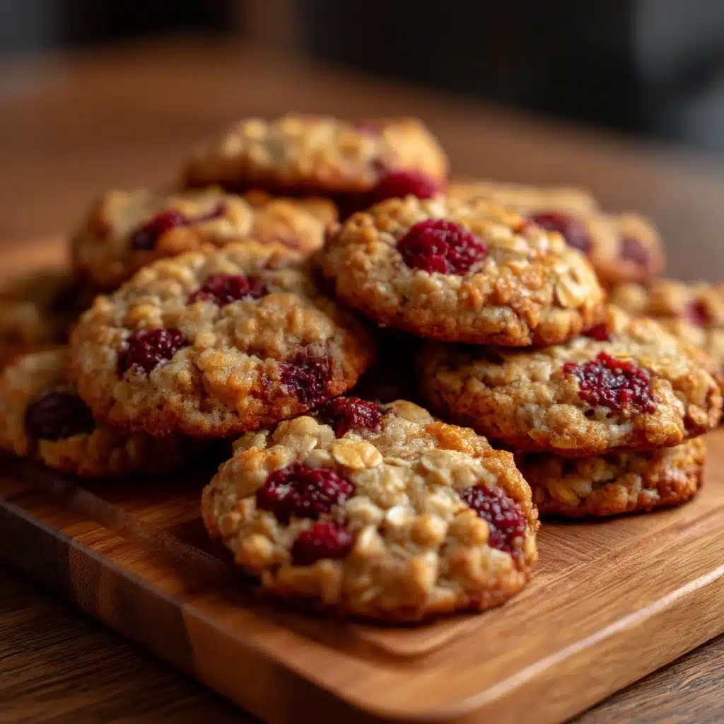 Raspberry Oatmeal Cookies Recipe - Recipe Image
