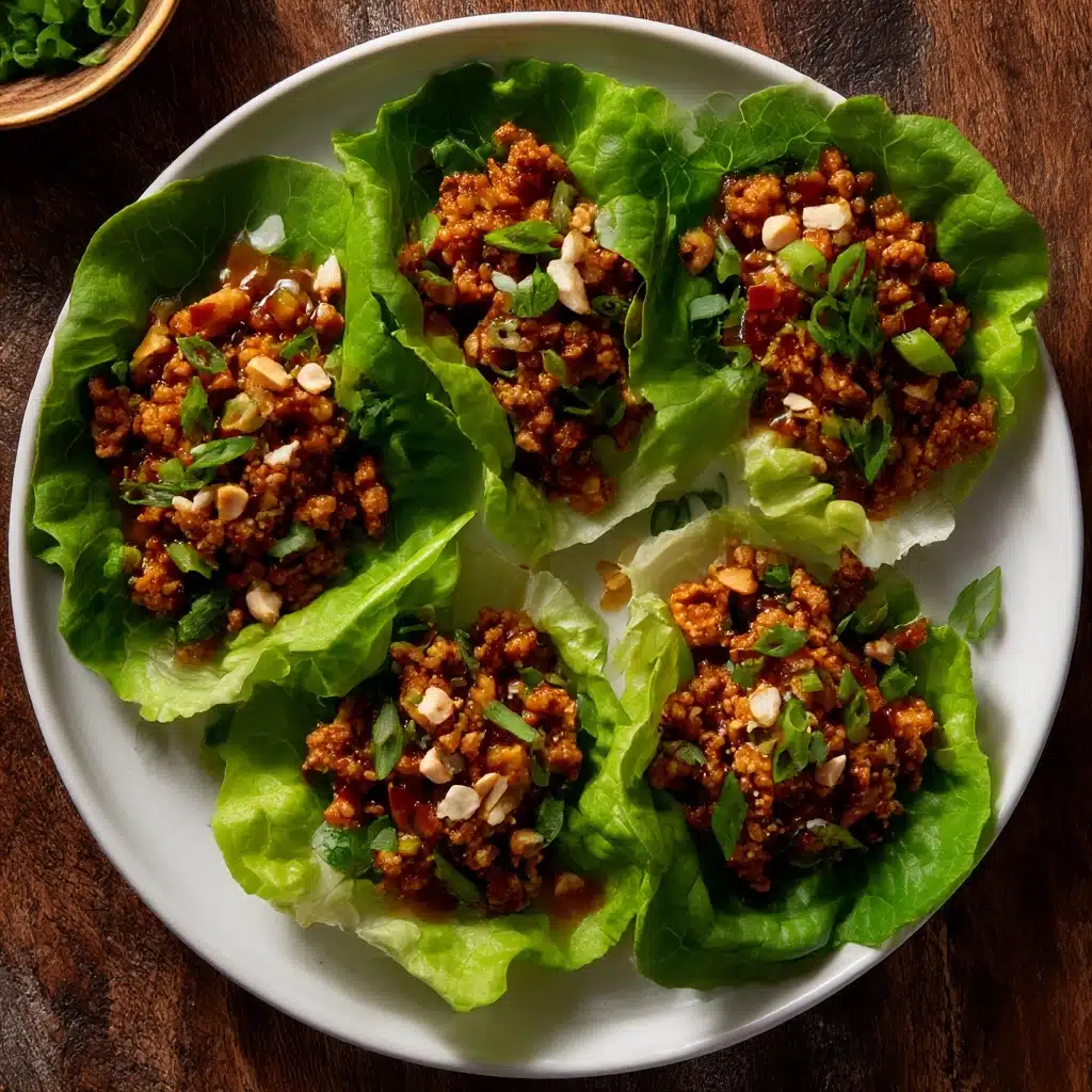 Asian Chicken Lettuce Wraps Recipe
