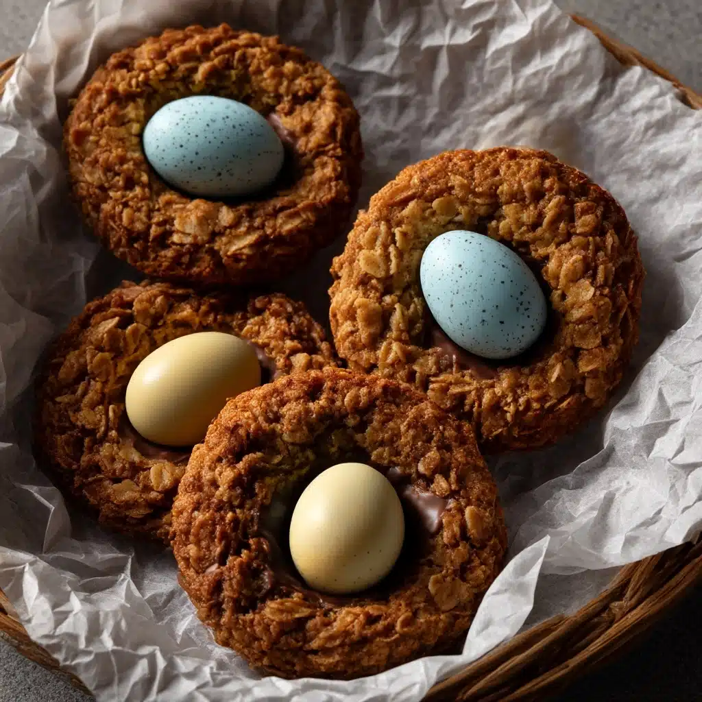 Healthy Easter Nest Cookies Recipe - Recipe Image