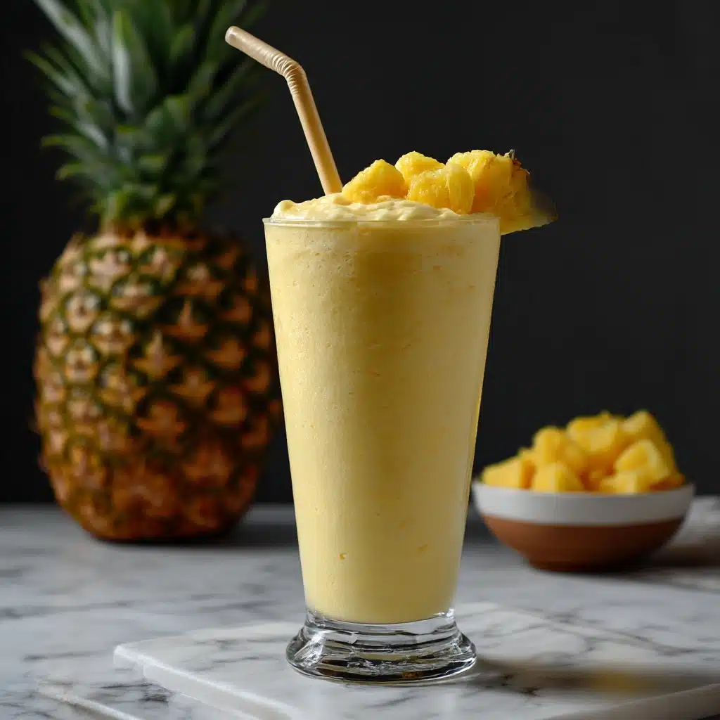 Healthy Pineapple Smoothie Recipe - Recipe Image