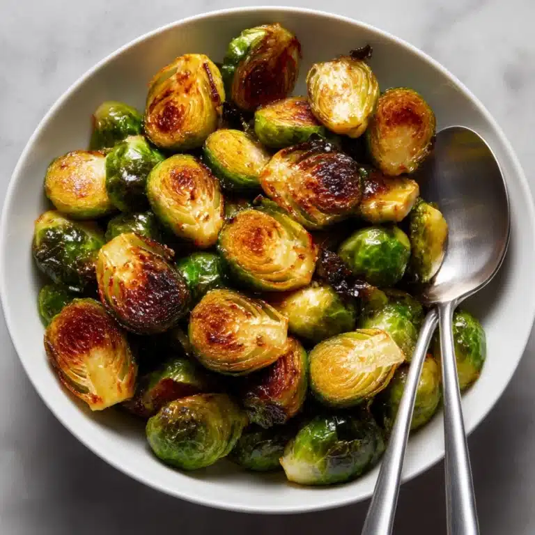 Miso Roasted Brussels Sprouts Recipe