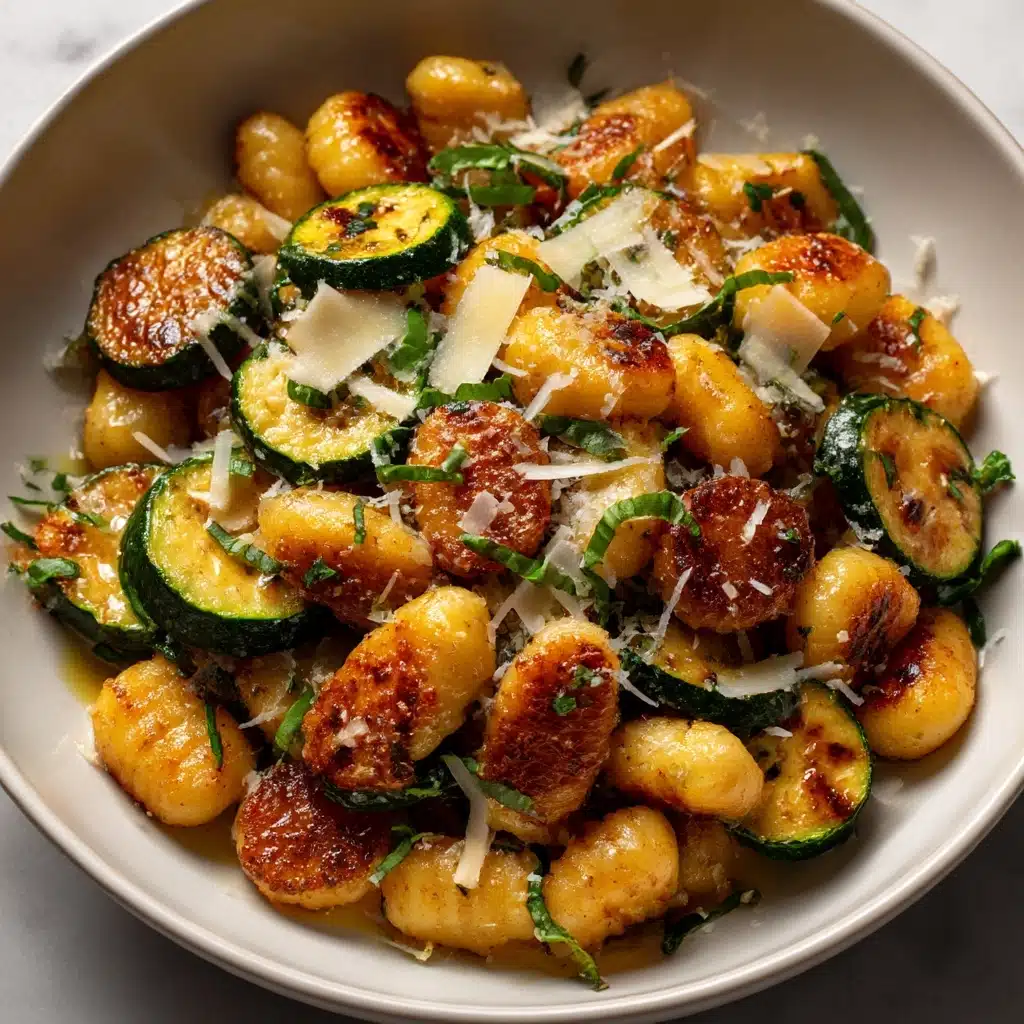 Lemon Basil Gnocchi with Zucchini Recipe - Recipe Image
