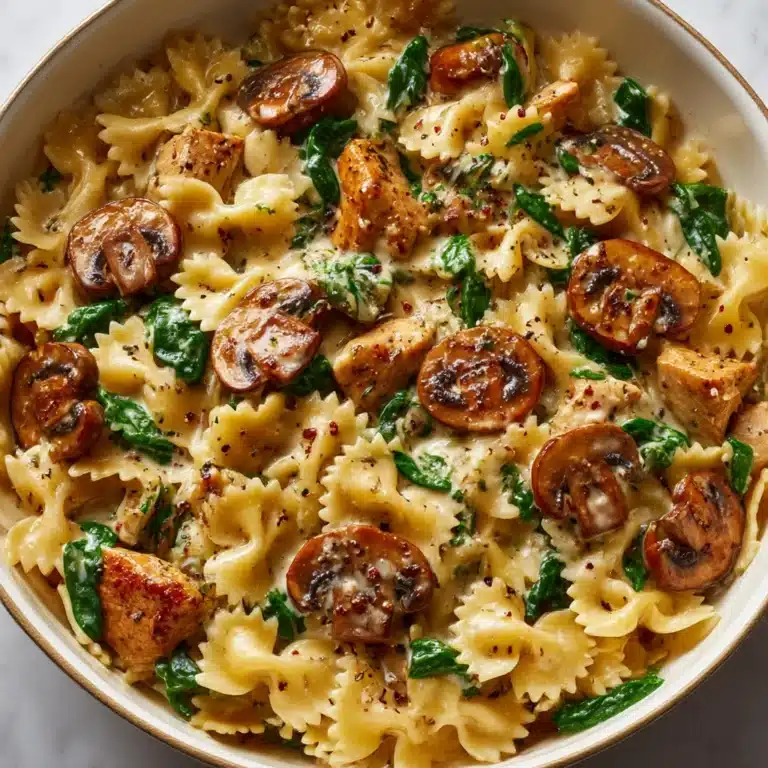 Creamy Tuna Mushroom Pasta Recipe