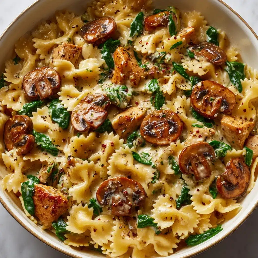 Creamy Tuna Mushroom Pasta Recipe