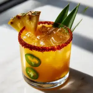 Spicy Pineapple Margaritas Recipe