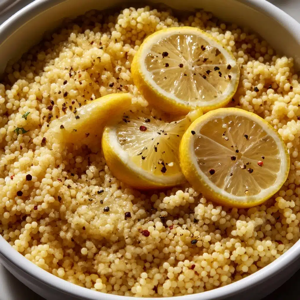 Lemon Parmesan Pearl Couscous Recipe