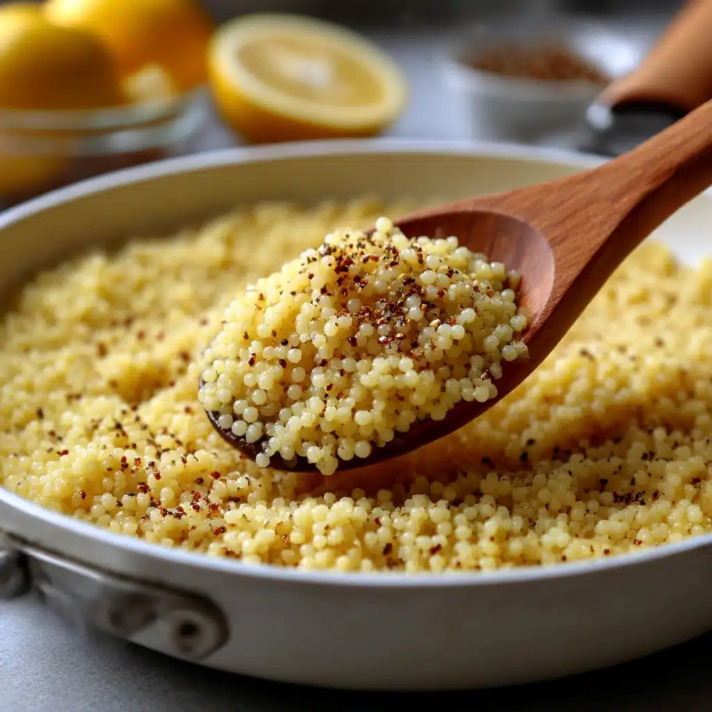 Lemon Parmesan Pearl Couscous Recipe - Recipe Image