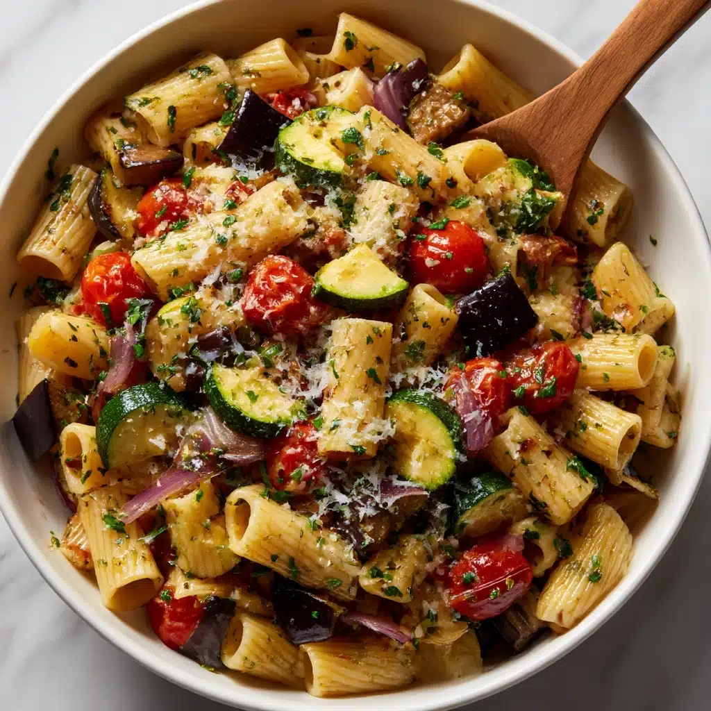 Roasted Vegetable Pasta Recipe - Recipe Image