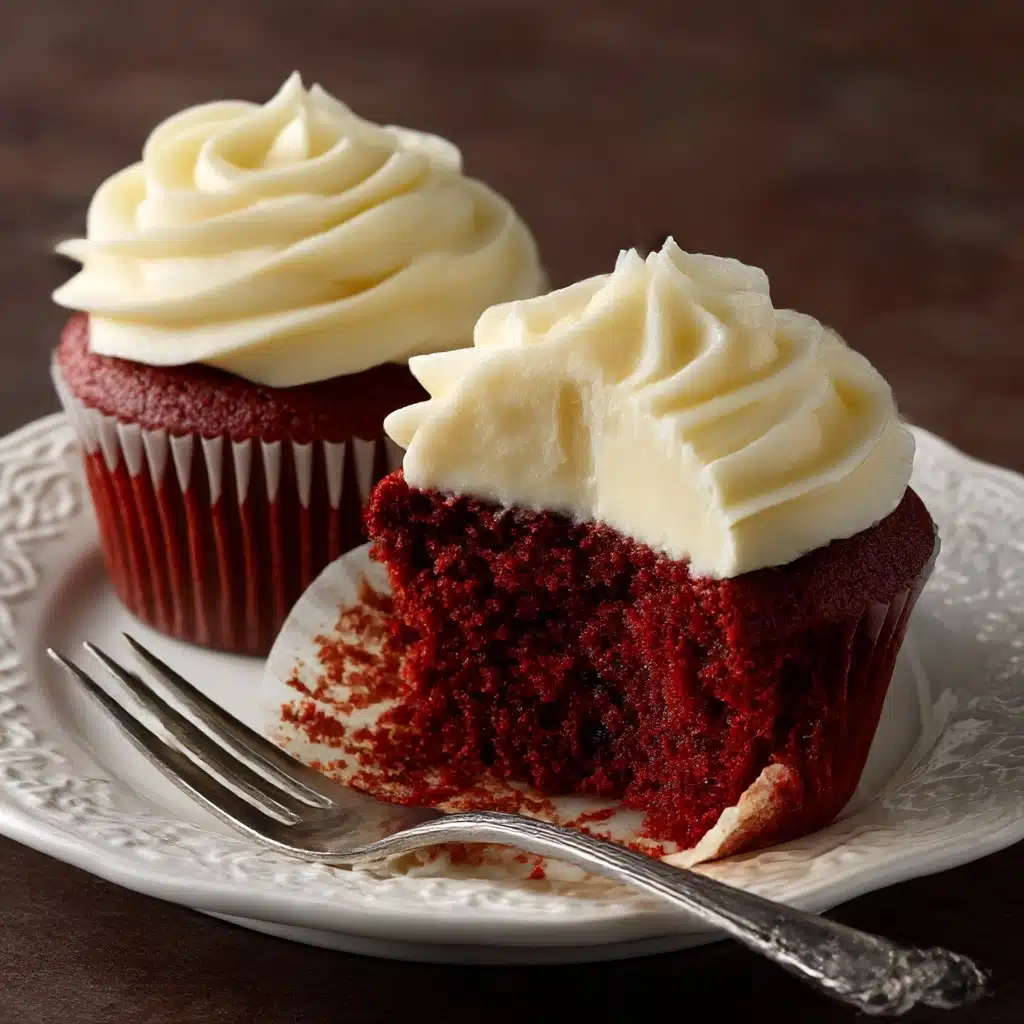 Red Velvet Cupcakes with Cream Cheese Frosting Recipe - Recipe Image