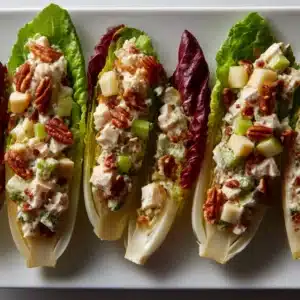 Chicken, Apple & Gorgonzola Salad on Endive Recipe