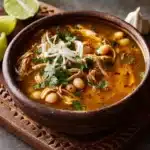 Red Chicken Pozole Soup Recipe
