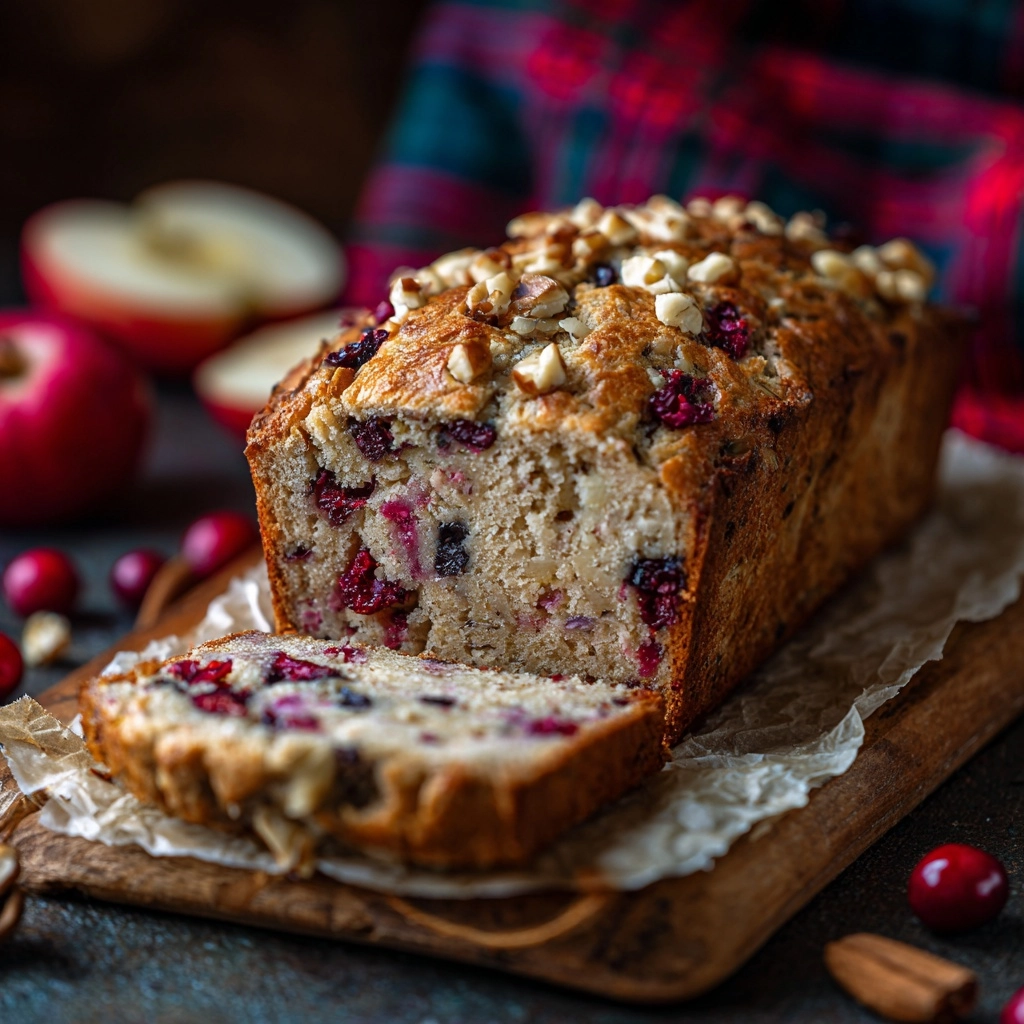 Easy Cranberry Banana Nut Bread Recipe - Recipe Image