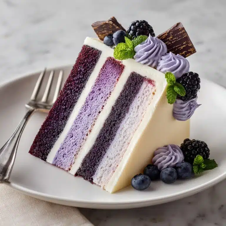 Purple Velvet Cake with White Chocolate Cream Cheese Frosting Recipe