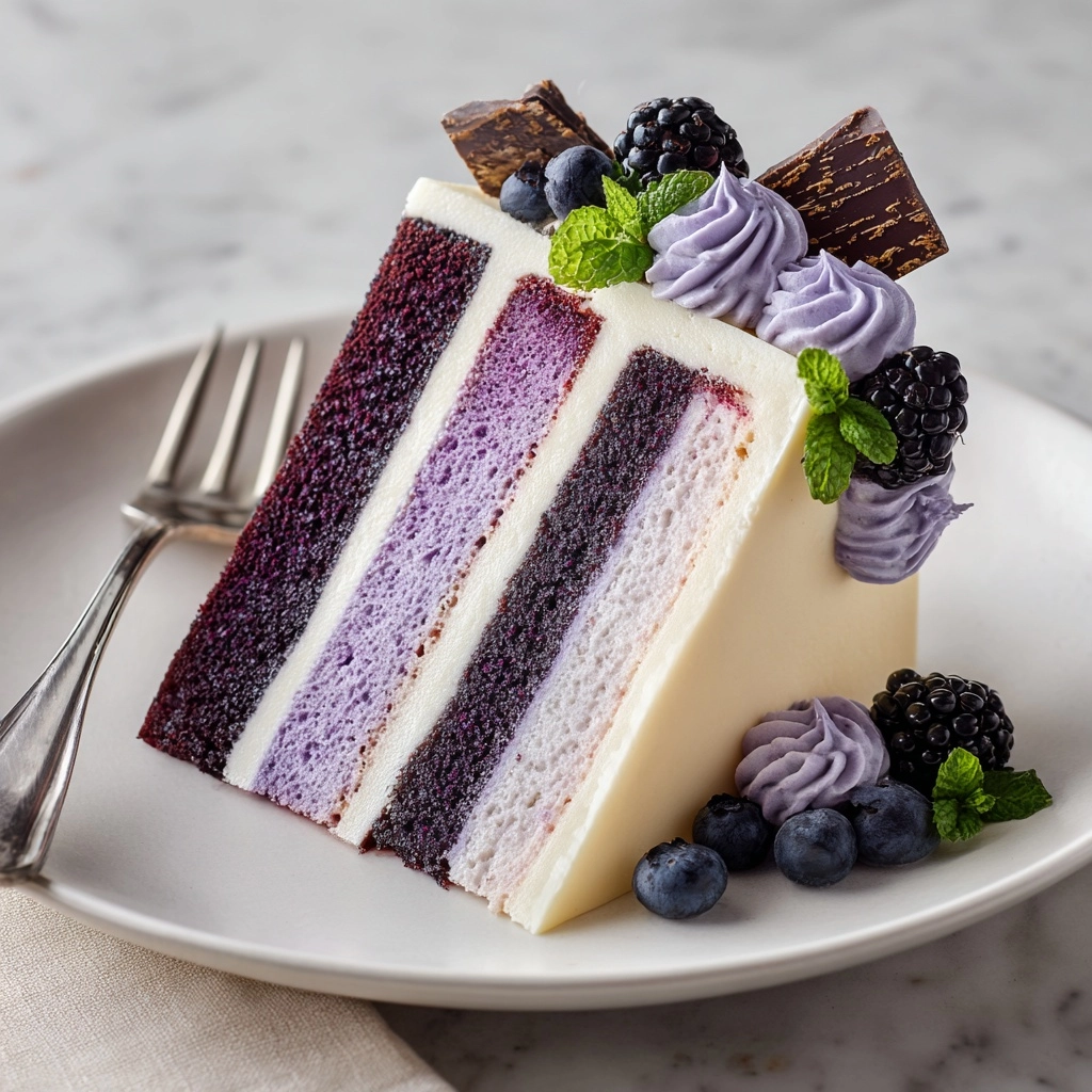 Purple Velvet Cake with White Chocolate Cream Cheese Frosting Recipe