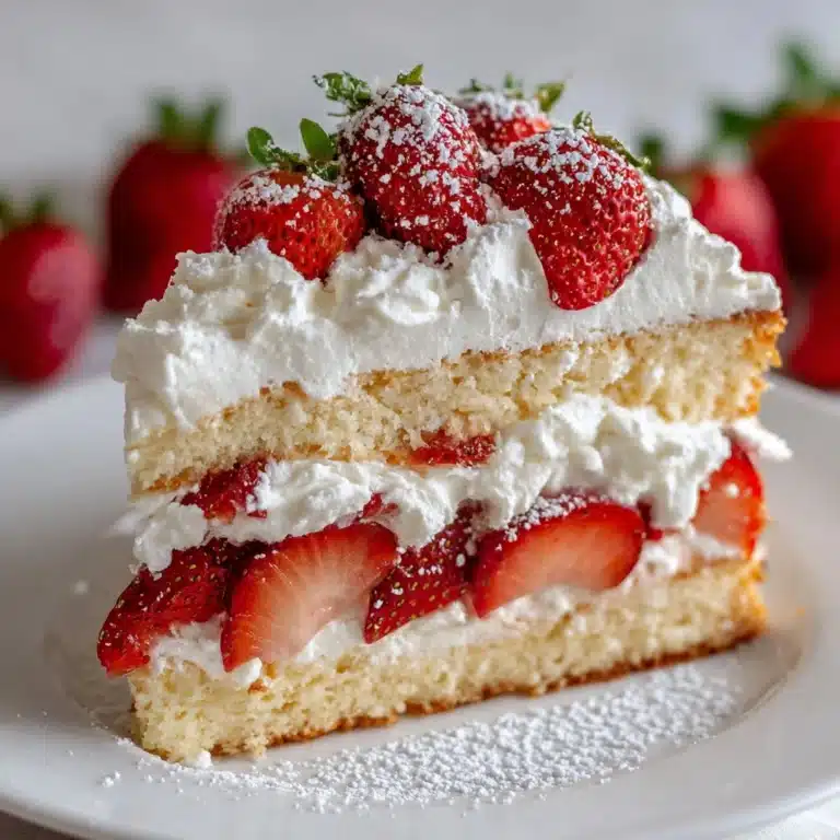 Japanese Strawberry Sponge Cake (Strawberry Shortcake) Recipe