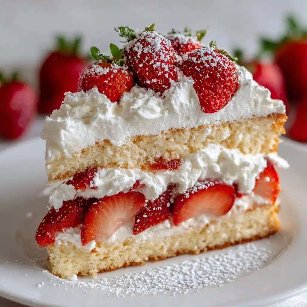 Japanese Strawberry Sponge Cake (Strawberry Shortcake) Recipe