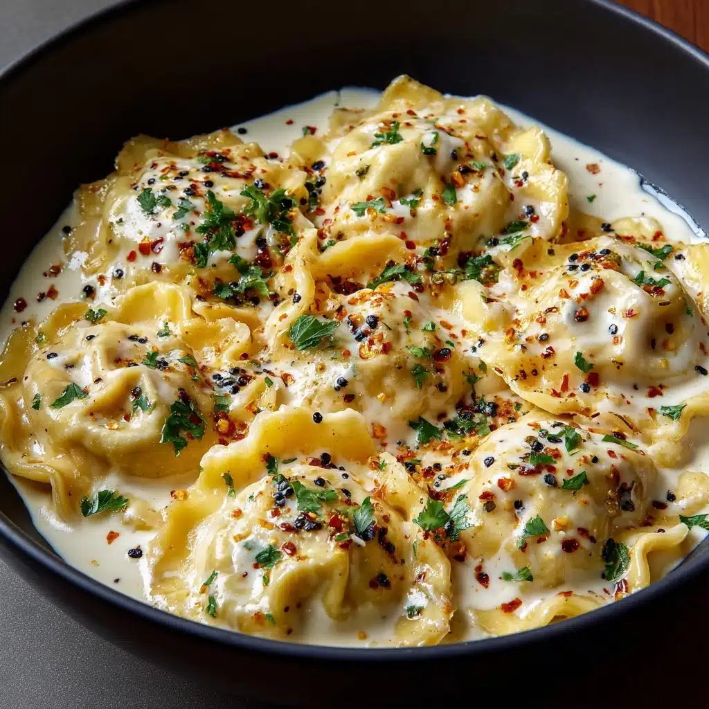 Creamy Crockpot Tortellini Recipe - Recipe Image