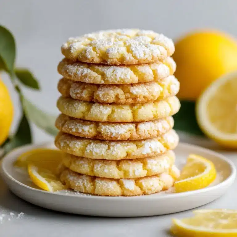 Gluten-Free Almond Flour Lemon Cookies Recipe