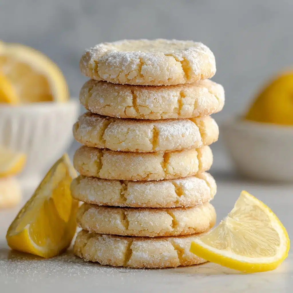 Gluten-Free Almond Flour Lemon Cookies Recipe - Recipe Image