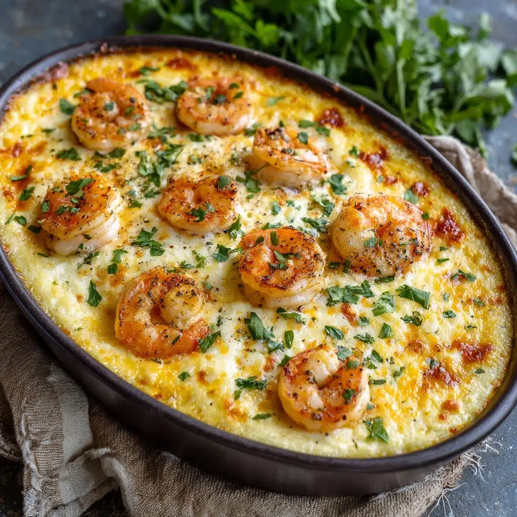 Garlic Shrimp Gratin Recipe - Recipe Image