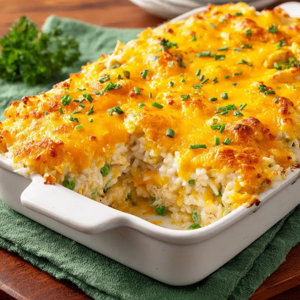 Cheesy Chicken and Rice Casserole Recipe
