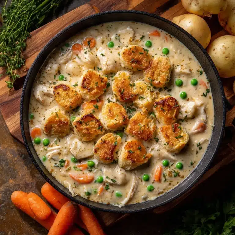 Small Batch Chicken Pot Pie Soup for Two Recipe