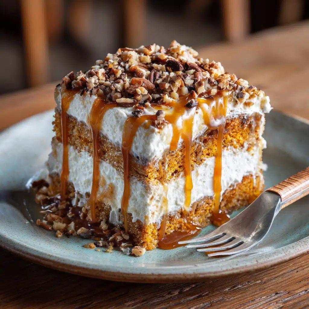 Pumpkin Caramel Poke Cake Recipe