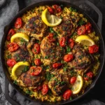 Greek Chicken and Lemon Rice Recipe