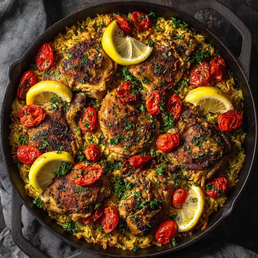 Greek Chicken and Lemon Rice Recipe