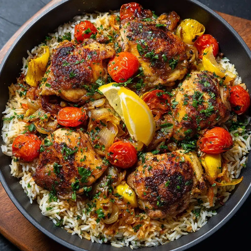 Greek Chicken and Lemon Rice Recipe - Recipe Image