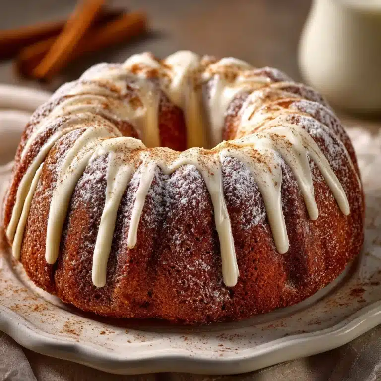 Snickerdoodle Bundt Cake Recipe