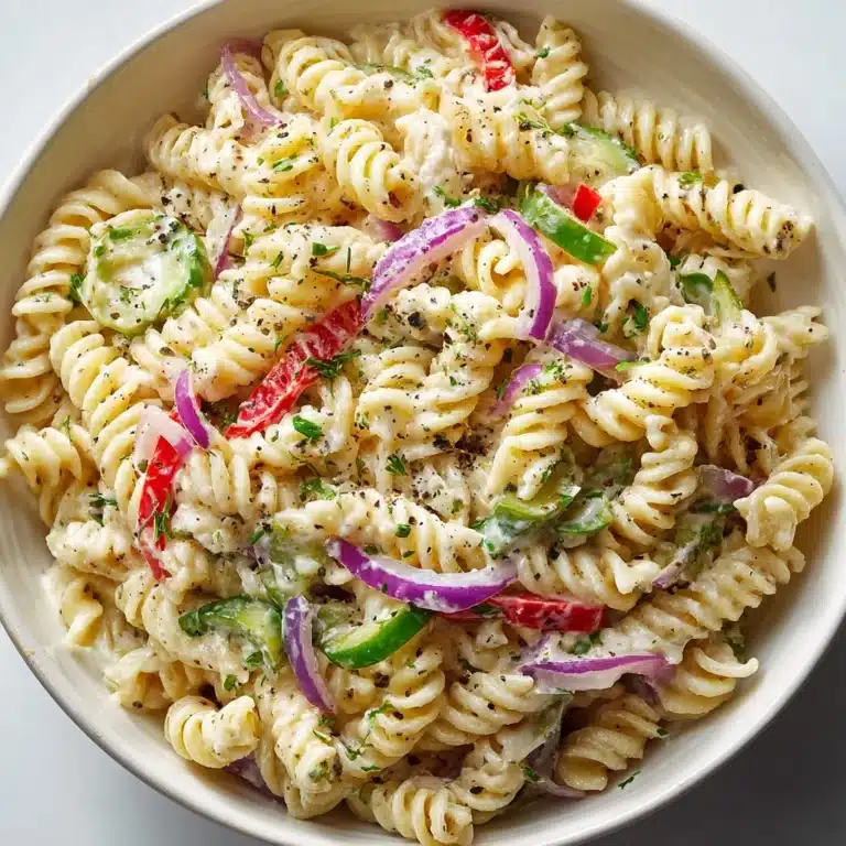 Tangy Dill Pickle Pasta Salad Recipe