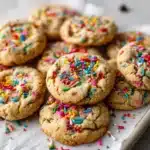 Cake Batter Chocolate Chip Cookies Recipe