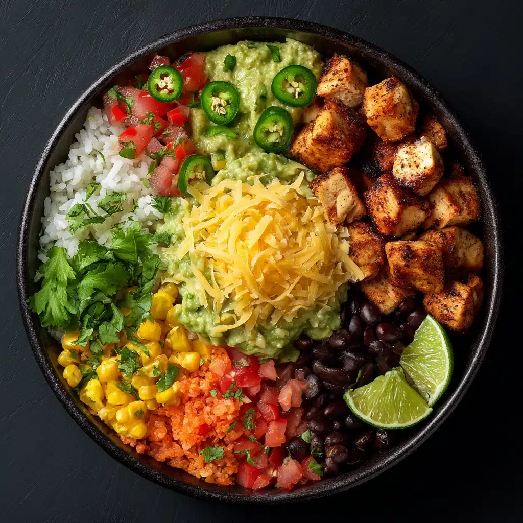 One Pan Chicken Burrito Bowl Recipe