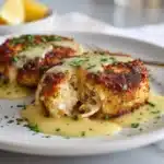 Cheddar Bay Crab Cakes with Lemon Butter Drizzle Recipe