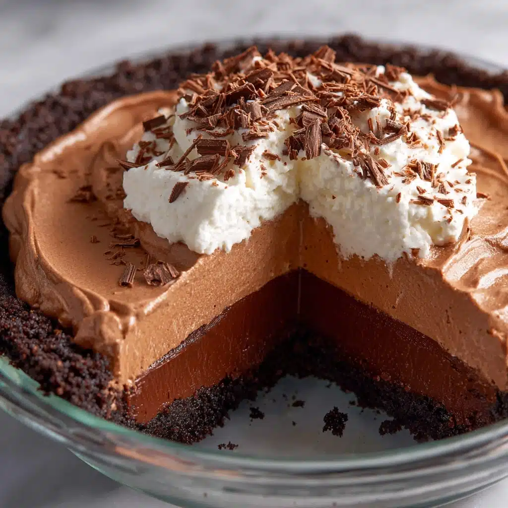 No Bake Chocolate Pudding Pie Recipe