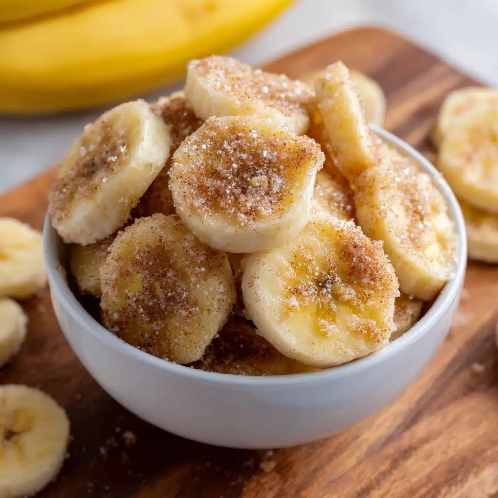 Cinnamon-Sugar Air Fryer Banana Chips Recipe