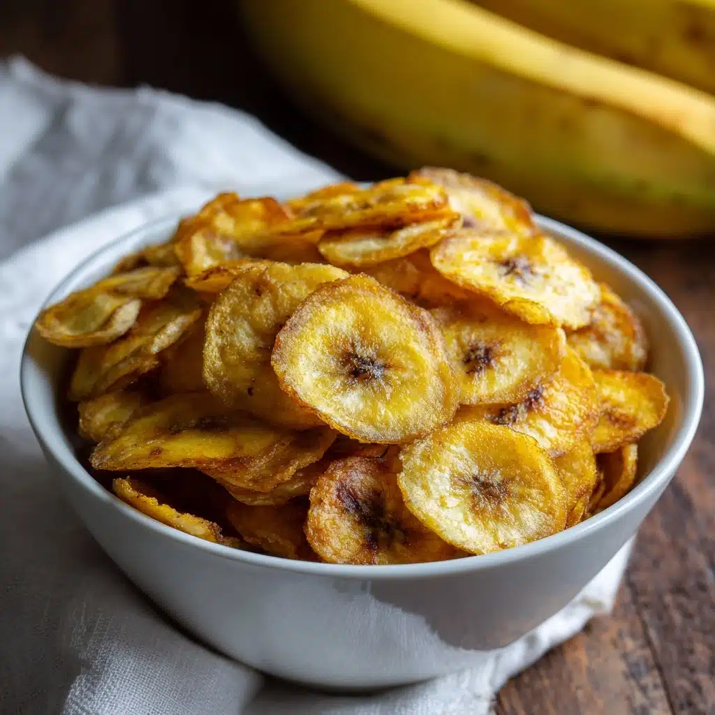 Cinnamon-Sugar Air Fryer Banana Chips Recipe - Recipe Image