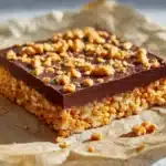 Salted Peanut Butter Rice Krispies Treats Recipe