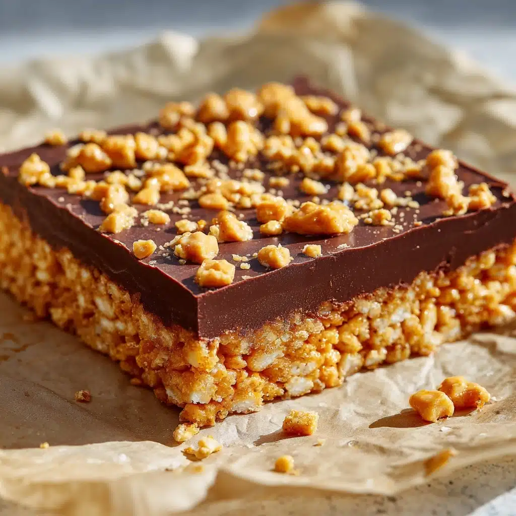 Salted Peanut Butter Rice Krispies Treats Recipe