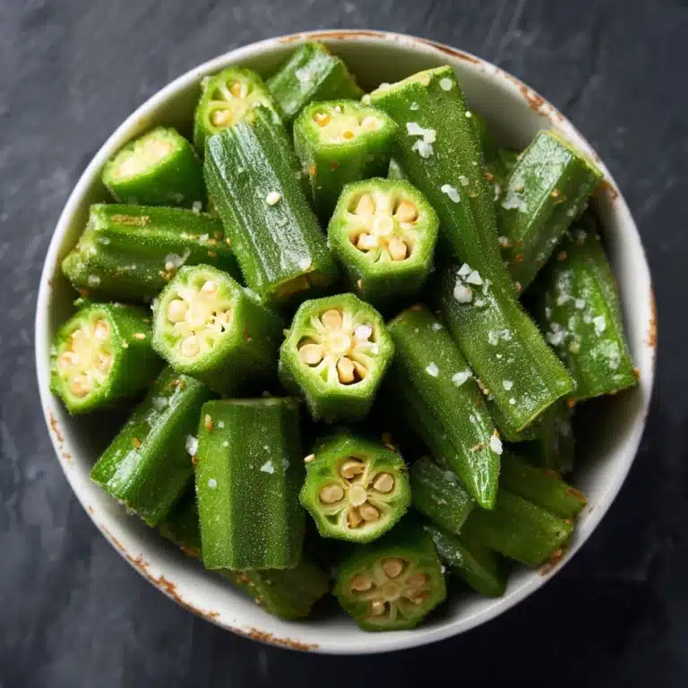 Air Fryer Frozen Okra Recipe